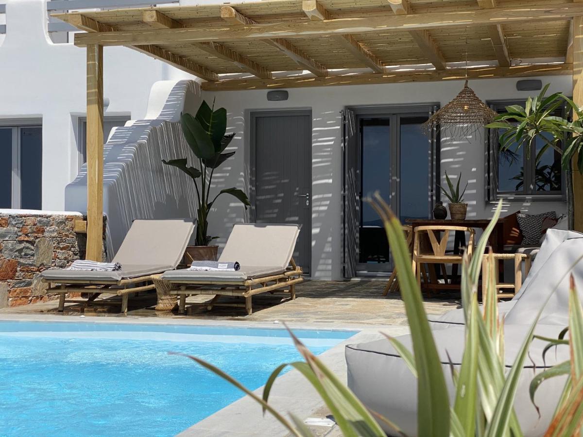 Villa Ypsilon Naxos - Luxury Holiday House With Amazing Sea View & Private Pool Agia Anna  Eksteriør bilde