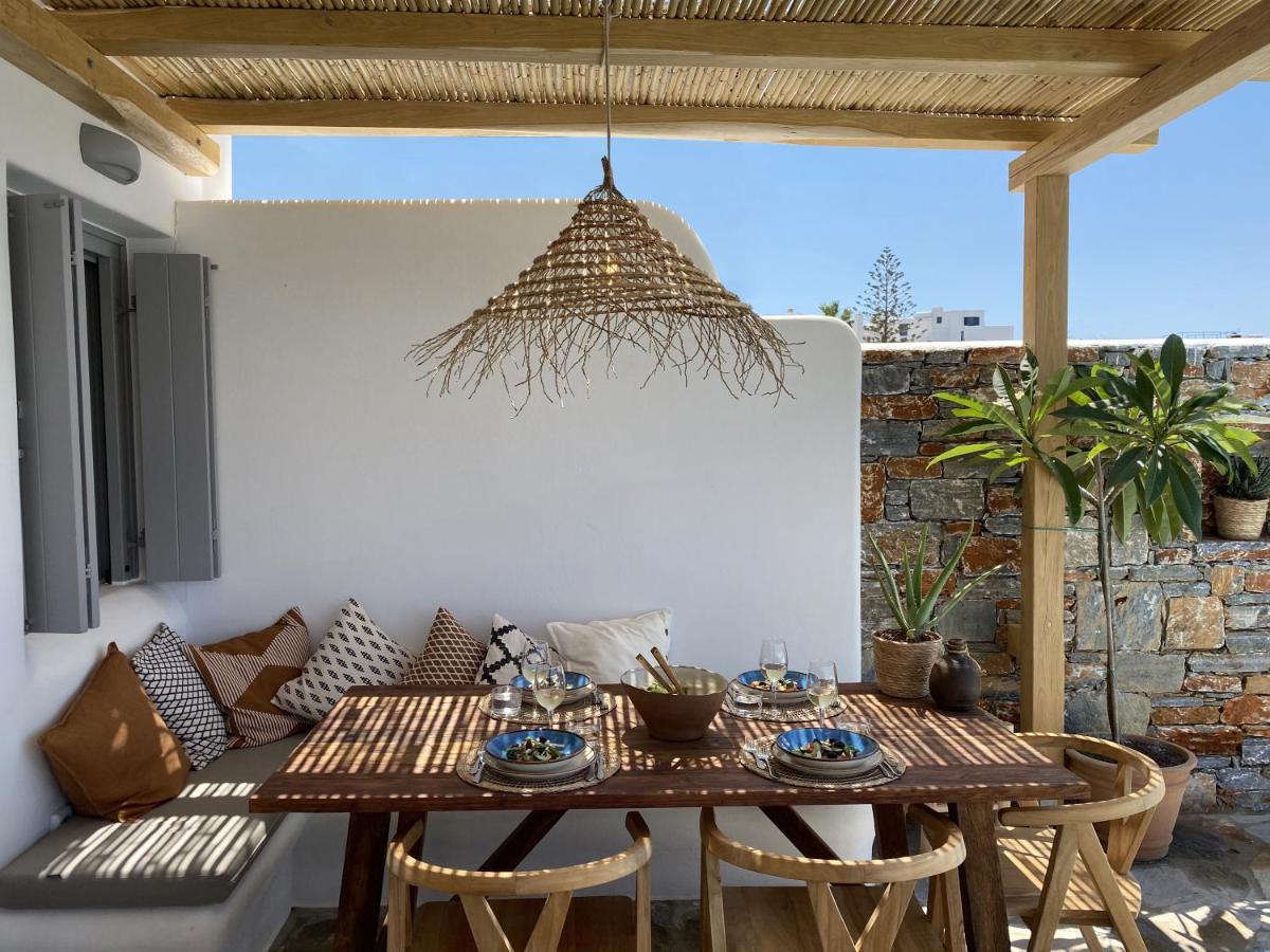 Villa Ypsilon Naxos - Luxury Holiday House With Amazing Sea View & Private Pool Agia Anna  Eksteriør bilde
